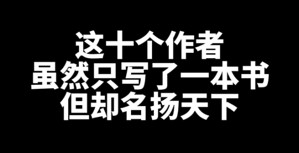 10位写了一本网文小说，却爆火的作者-乐游舍