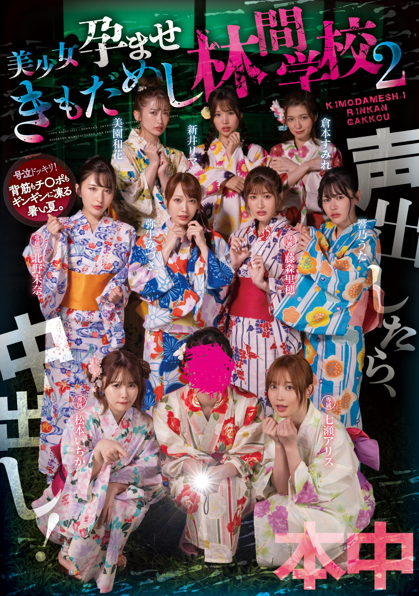 十位女星共演作品HNDS-078介绍及封面预览-乐游舍